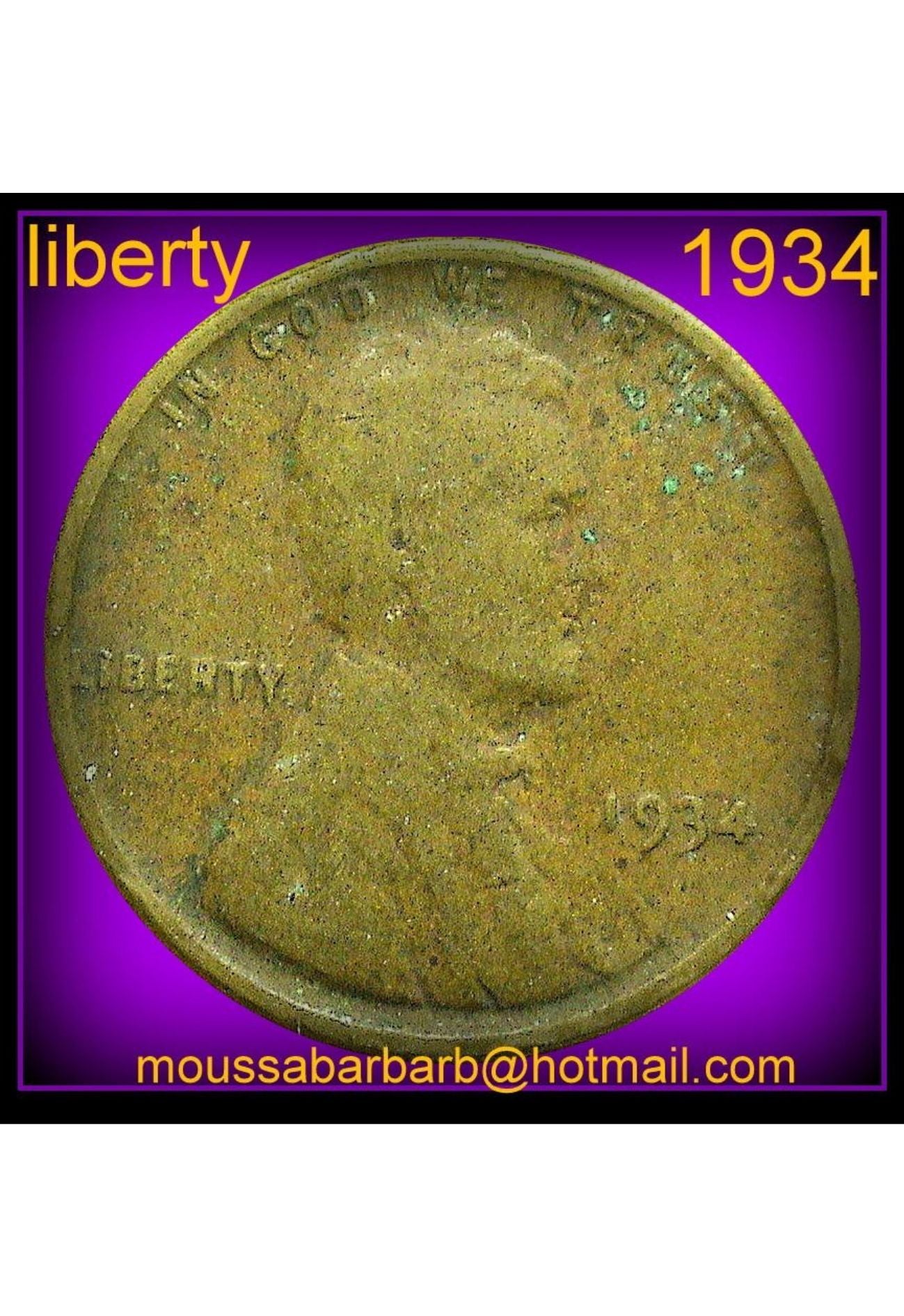 1934 rare liberty american coin