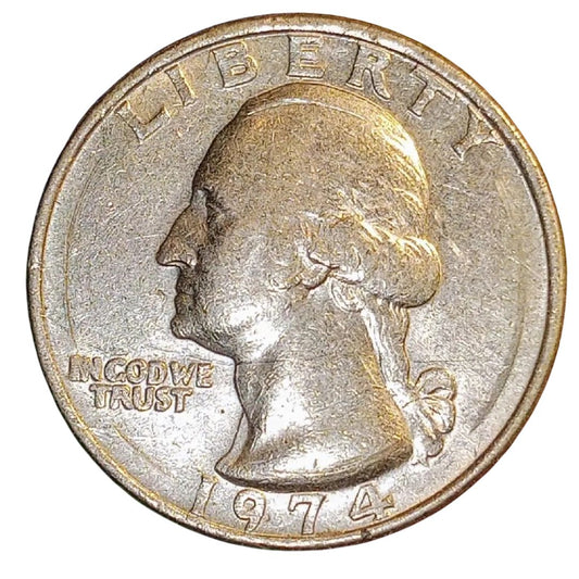 Rare Liberty Quarter  1974