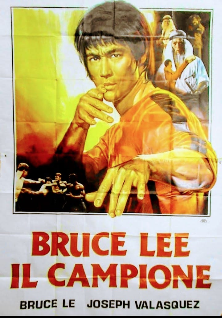 Bruce Lee Il Campione Original Movie Poster