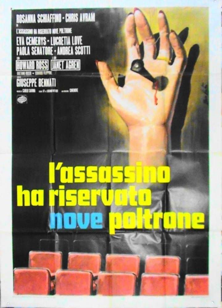 The Killer Reserved Nine Seats (1974) Original Poster Classic Archived