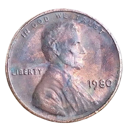 1980 rare penny coin collectible